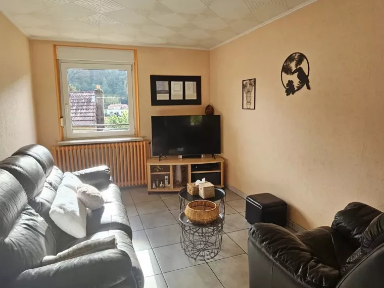 Maison Bi familiale ou Lot de 2 appartements de 95.79 m² et 93.72 m² avec terrasse et garage dans une rue calme d’Ottange (F-57)