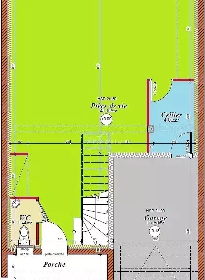 Terrain constructible à Longwy  dans une rue très calme